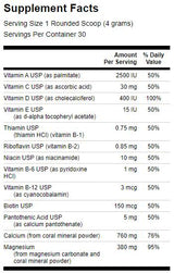Komplex koralového vápnika s vitamínmi 120 gramov