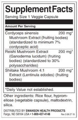 Cordyceps Complex s hubami Reishi a Shiitake - 60 kapsúl