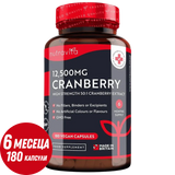 Brusnic - červený brusnic 12500 mg 180 vegánskych kapsúl
