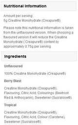 Creare creatín monohydrát - 250 gramov