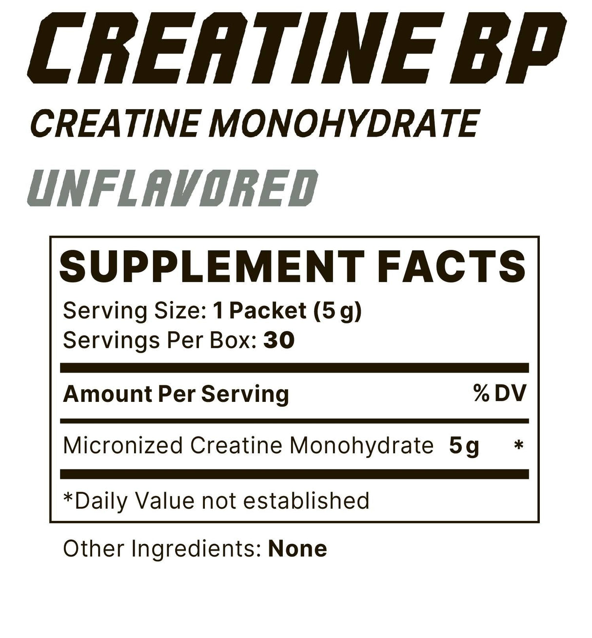 Kreatín BP vrecká Creapre® - 30 x 5 gramov