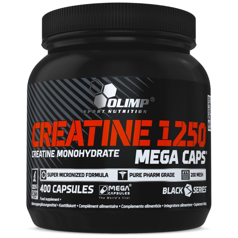 Creatín mega čiapky 1250 - 400 kapsúl
