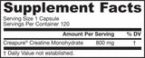Kreatín monohydrát 800 mg 120 kapsúl