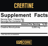 Kreatínový monohydrát prášok Core Series - 300 gramov