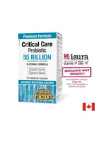 Probiotic - Critical Care Probiotic, 55 miliárd aktívnych probiotík, 9 kmeňové zloženie, 30 V-kapsuly <tc>Natural Factors</tc>