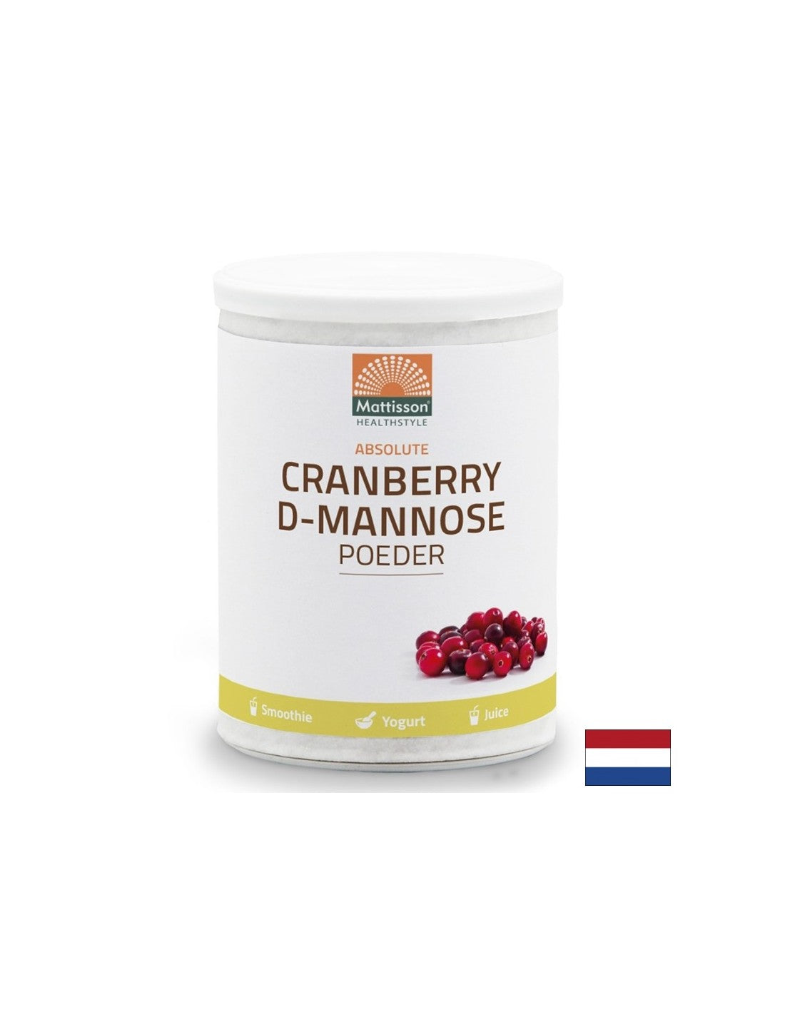 Močové cesty - Brusnica + D-Manóza, 100 g prášku <tc>Mattisson Healthstyle</tc>