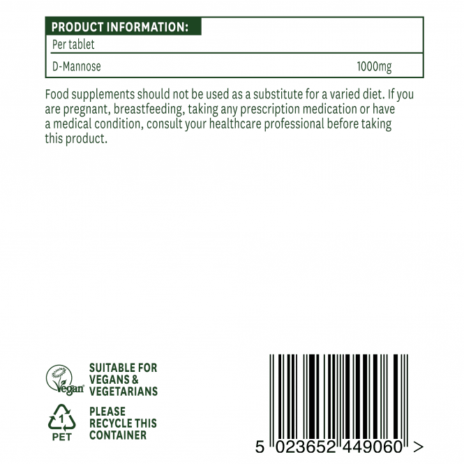 D-Mannos (D-Mannos) 1 000 mg 60 tabliet Naturesaid