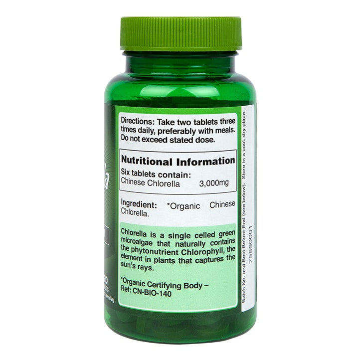 Chlorella 500 mg / organická čínština - 120 tabliet