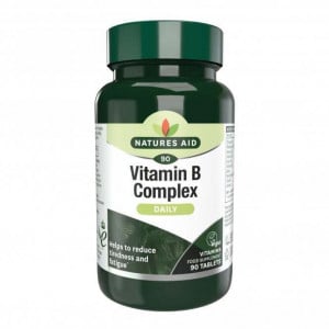Komplex vitamínu B (komplex vitamínu B) 90 tabliet NaturesAid