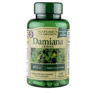 Damiana (extrakt koncentrovaného listu) 450 mg 100 kapsúl Holland & Barrett