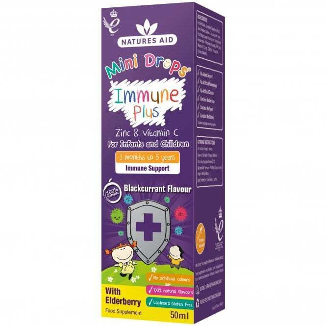 Imunitný vzorec s kvapkami pre deti pre deti (Mini Drops Immun Plus) 50 ml Naturesaid