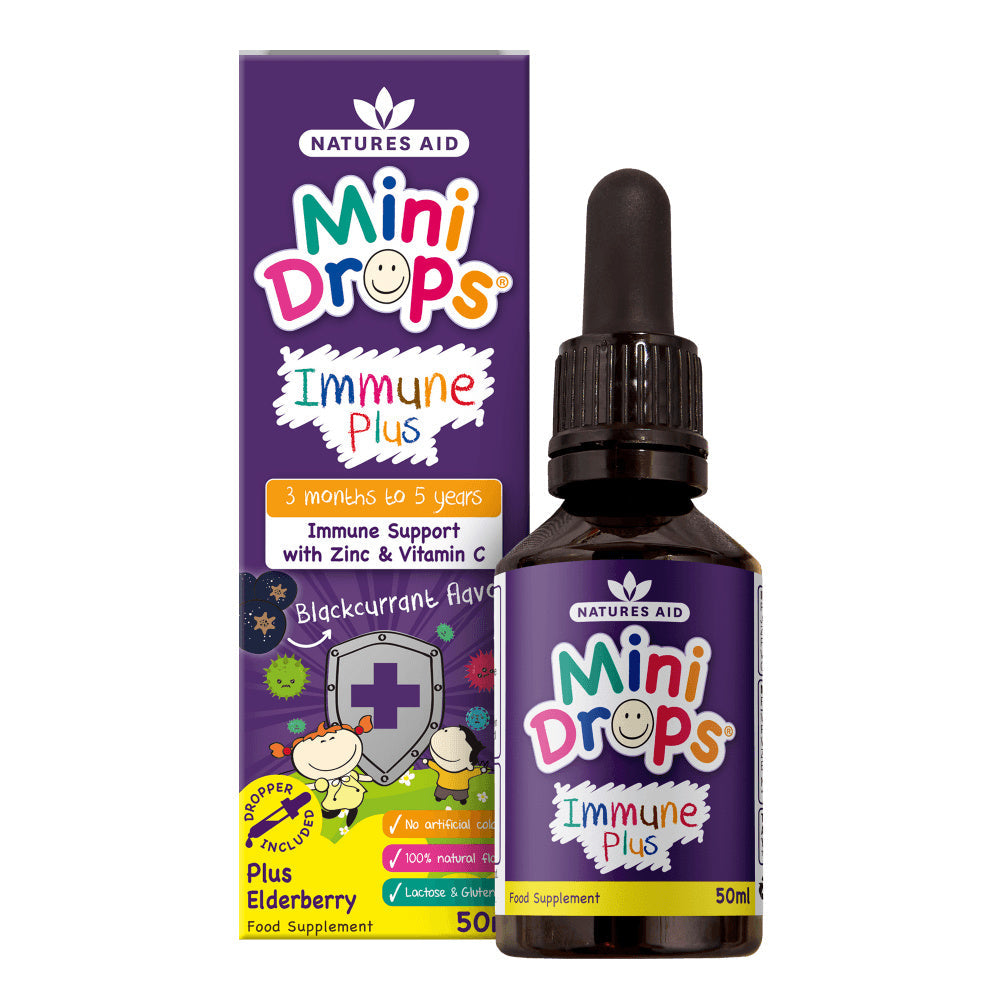Imunitný vzorec s kvapkami pre deti pre deti (Mini Drops Immun Plus) 50 ml Naturesaid