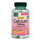 Žuvateľný vápnik 1500 mg + vitamín D - 90 žuvacích tabliet