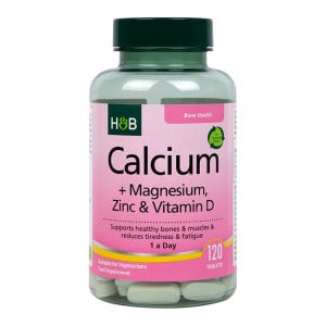 Vápnik, horčík, zinok a vitamín D (vápnik, horčík, zinok a vitamín D) 120 tablety Holland & Barrett