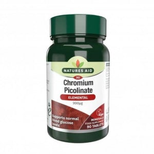 Chróm pikolinát 200 mcg 90 tabliet Naturesaid