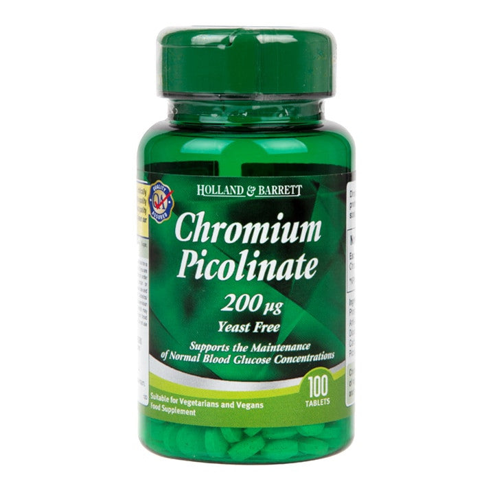 Chromium pikolinát 200 mcg - 100 tabliet