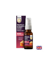 Propolis & Manuka Honey Imunity Defense Spray / Orálny sprej na imunitnú obranu s propolisom a Manuka Honey 500 Med, 20 ml