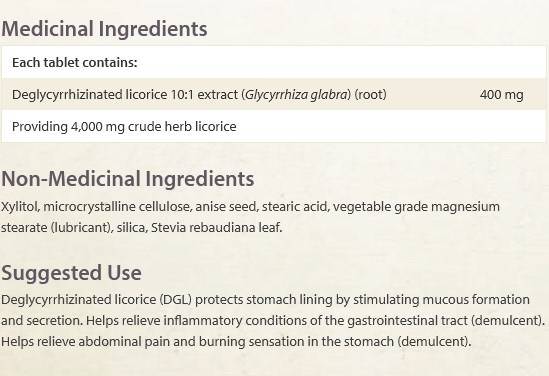 DGL 400 mg - 90 žuvateľných tabliet
