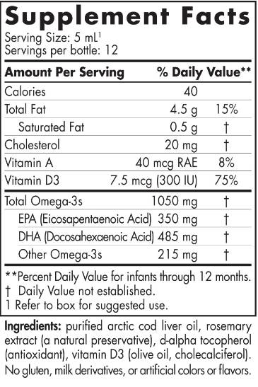 DHA DET 350 mg EPA / 485 mg dha - 60 ml