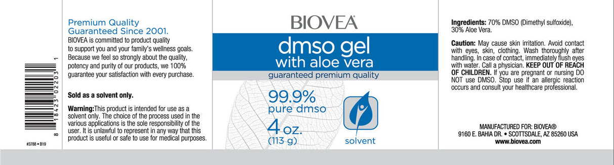 DMSO gél s aloe vera / 118 ml