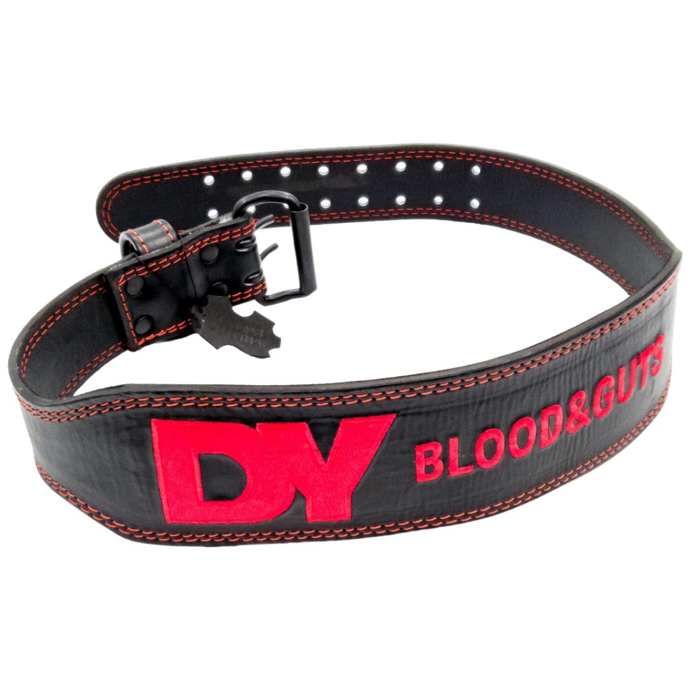 Dy Blood and Guts Leather Belt Tréningový kožený pás