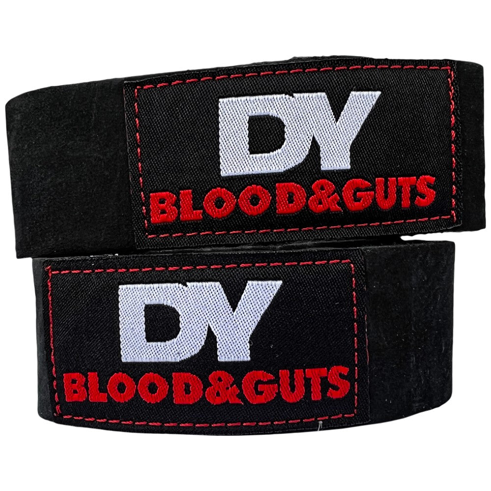 Dy Blood and Guts Zdvíhacie popruhy Koža