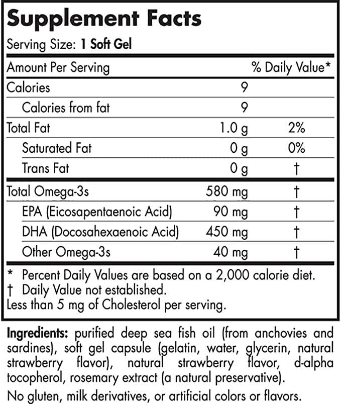 Denný DHA 580 mg - 30 Softgels