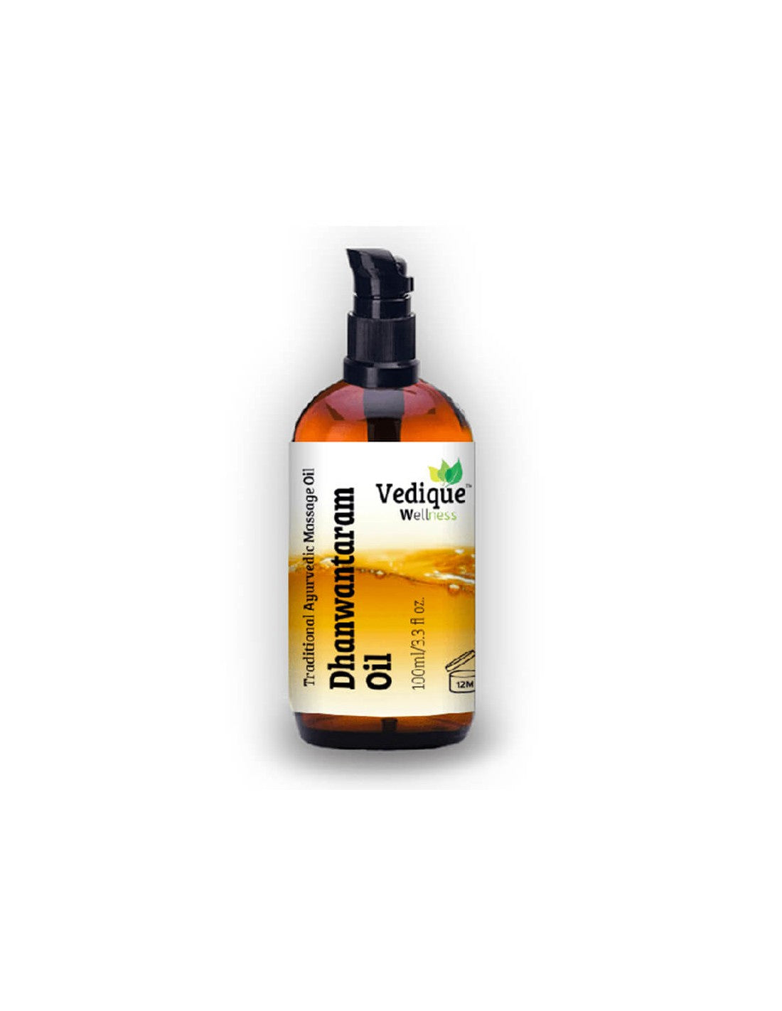 Masáž olej Dhanwantaram (Dhanwantaram) - pre bolesť svalov, kĺbov a šliach, 100 ml
