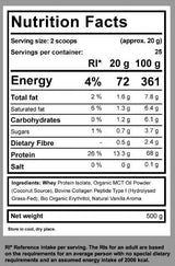 Dieta keto Shake | s MCT, Collagen & WPI - 500 gramov