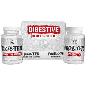Digestive Defender | Digestive Enzymes + Probiotics - 2 x 60 capsules - Nutra Best Europe