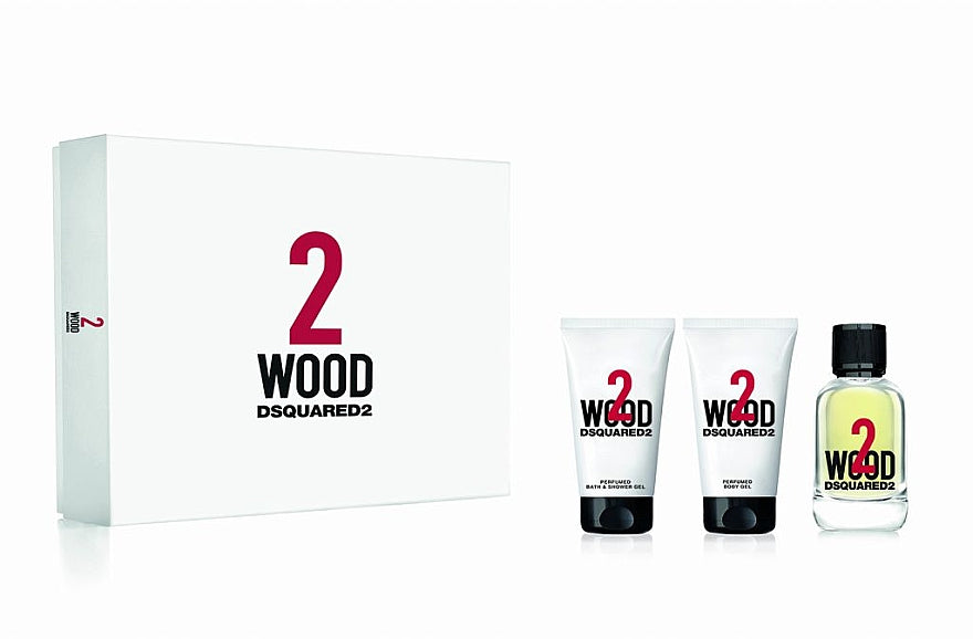 DSQuared2 2 Wood Lot 3 Piezas