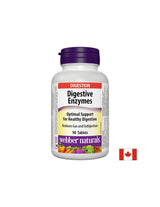 Tráviace enzýmy x 90 tabliet <tc>Webber Naturals</tc>