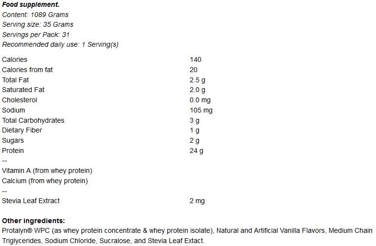 EFX Pure Whey Izolát + koncentrát [1089 gramov, 31 dávok]