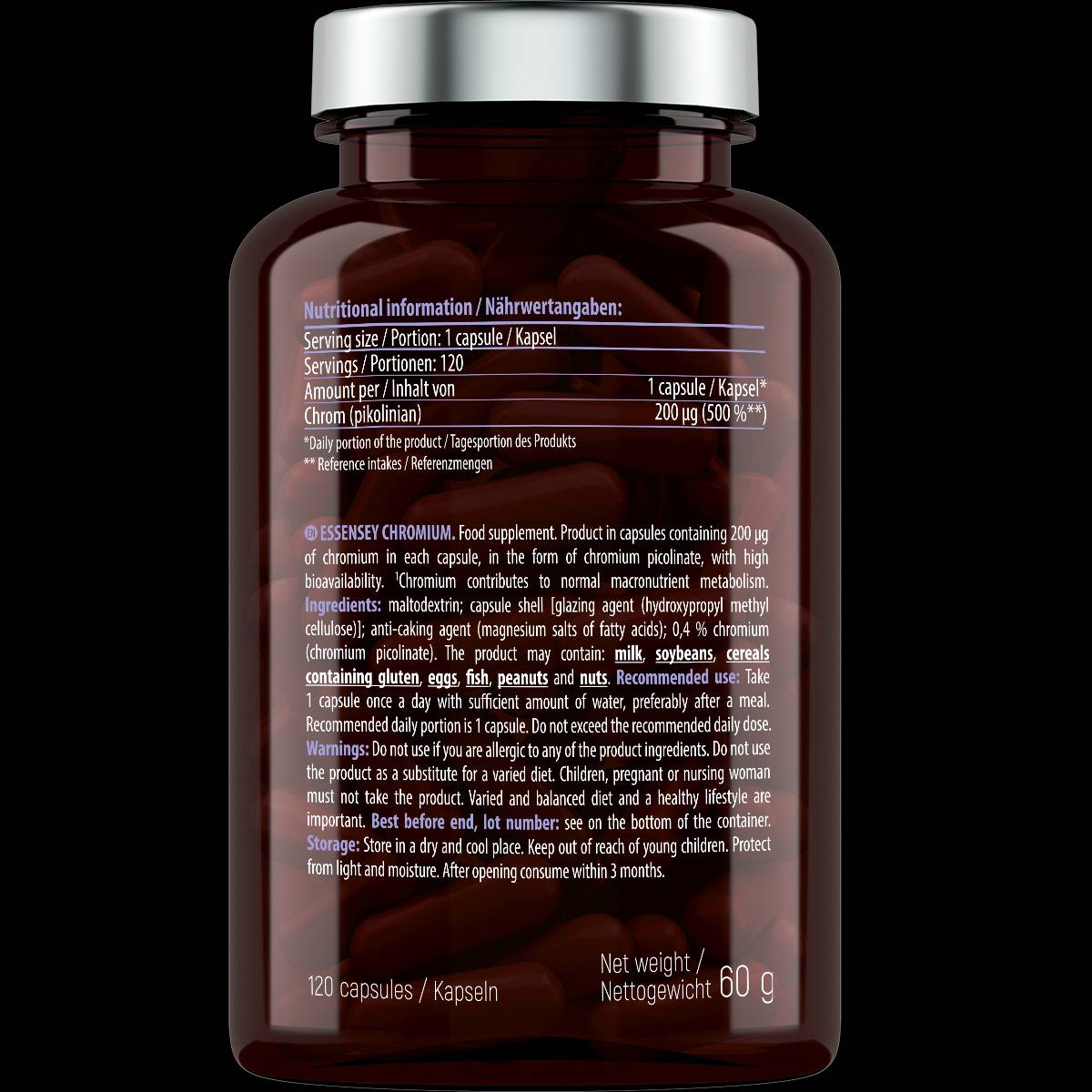 Chromium 200 mcg - 120 kapsúl