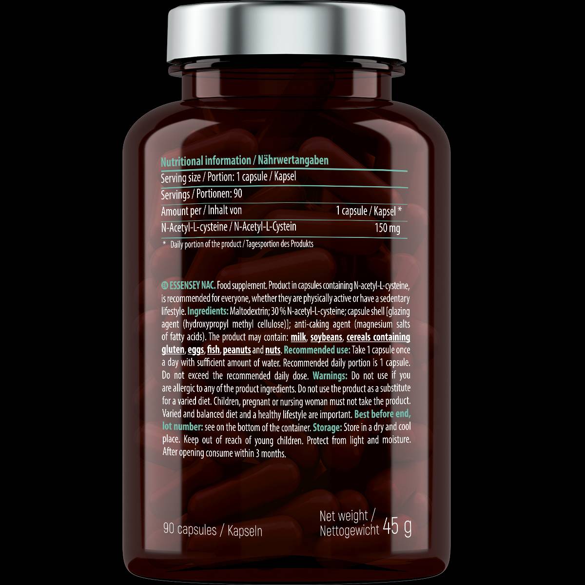 NAC 150 mg 90 kapsúl
