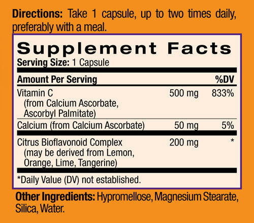 Easy-C 500 mg+citrusové bioflavonoidy 120 čiapky
