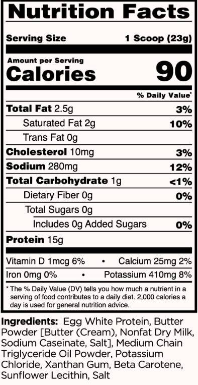 Ľahká proteínová omeleta - 276 gramov