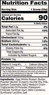 Ľahká proteínová omeleta - 276 gramov