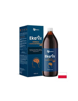Tekutý vitamín s bylinnými extraktmi na energiu a zaostrenie - EKavit, 1 liter, 20 dávok