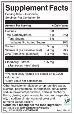 Gummies bezdôdok so zinkom a vitamínom C | Berry - 60 žuvacích tabliet