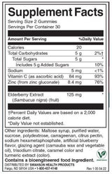 Gummies bezdôdok so zinkom a vitamínom C | Berry - 60 žuvacích tabliet