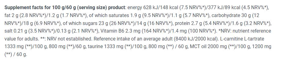 Energetický gél / 60 g