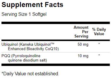 Vylepšené PQQ s ubichinolom 60 mg - 30 gélových kapsúl