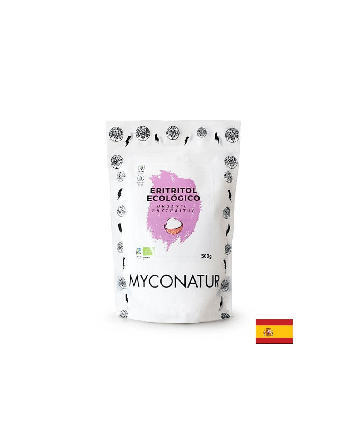 Eritritol Bio - Bio Erytritol, 500 g <tc>Myconatur</tc>