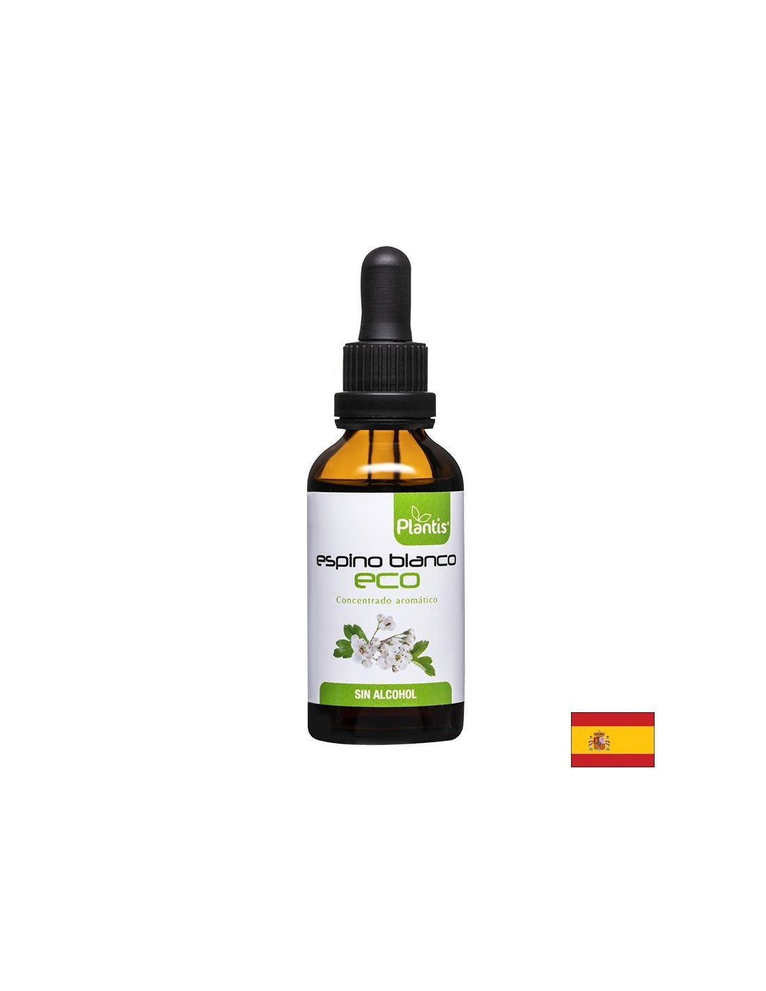 White Hawthorn - Health Health - Espino Blanco Eco Plantis®, Tincture bez alkoholu, 50 ml