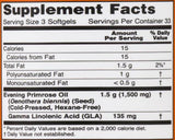 Večerný primrose olej 500 mg - 100 gélových kapsúl