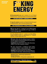 F ** King Energy | Silné kávové okamžité - 130 gramov