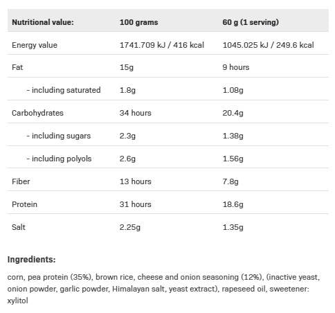 F ** King Delicious Protein Chips - 31% proteín - 60 gramov