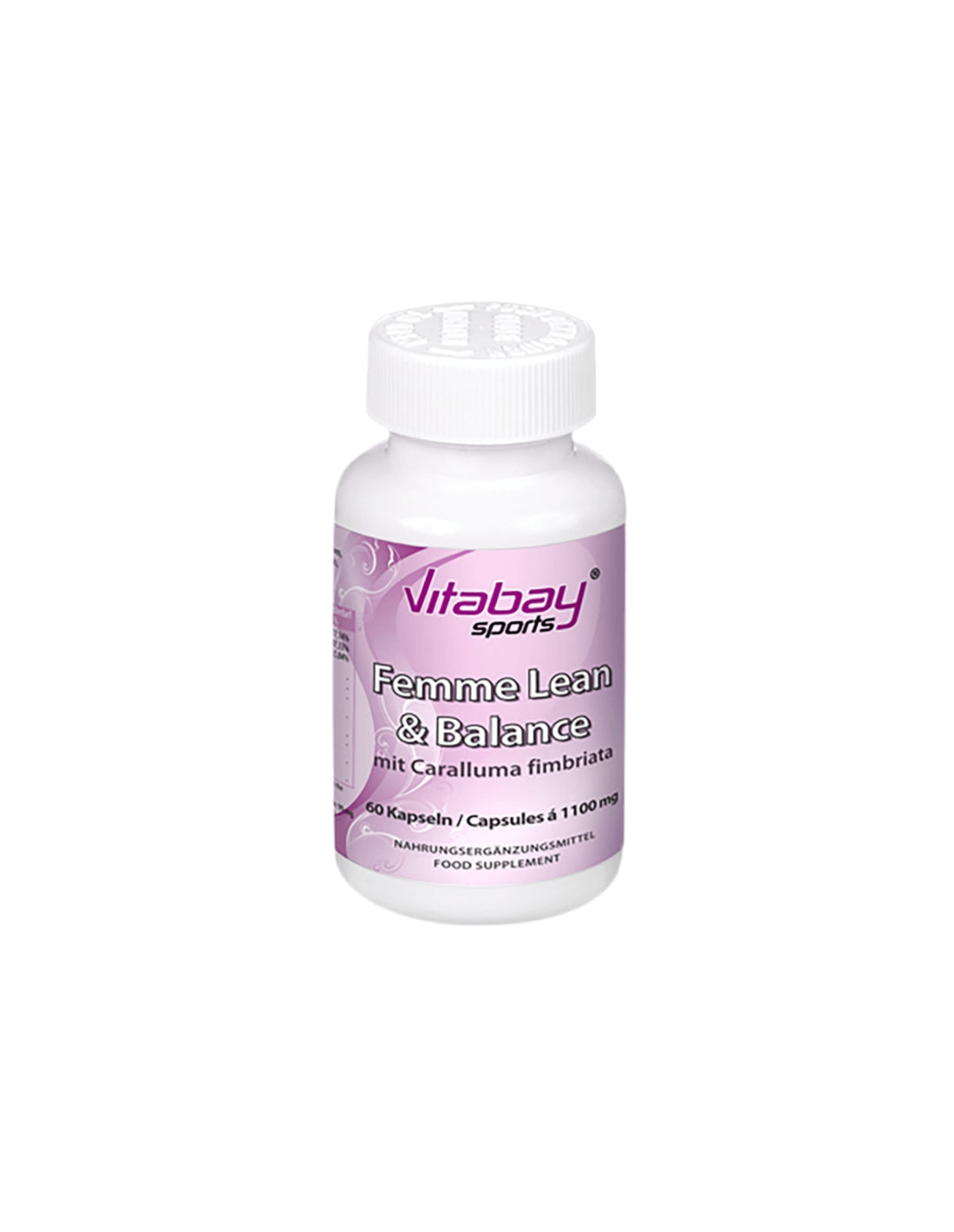 Femme Lean &amp; Balance mit Caralluma fimbriata / Formula pre jemnú siluetu s caralluma fimbriata, 60 kapsúl <tc>Vitabay</tc>