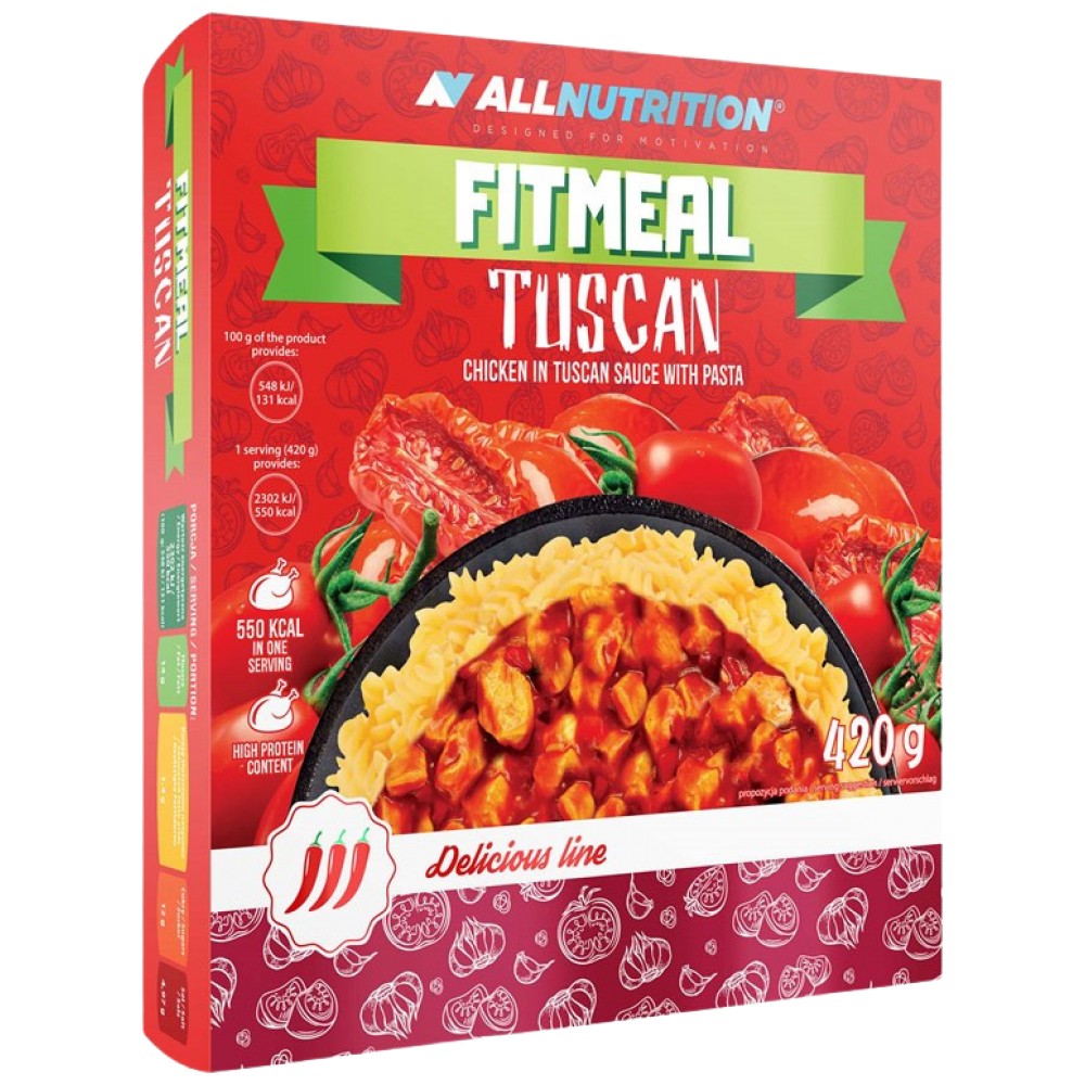 Fitmeal Tuscan | Pripravené na jedenie s vysokým obsahom bielkovín-420 gramov